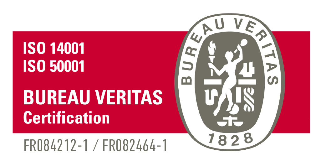 Logo ISO 14001 et 50001 Isigny Sainte-Mère